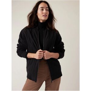 Athleta Retroplush Bomber Jacket NWT SMALL